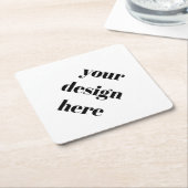 パーソナライズされた  ペーパーコースター (アングル)