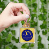 パーソナライズされた,ポールバーター用のポールヴォールティングのギフト キーホルダー (手)