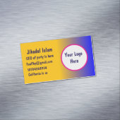 パーソナライズされた マグネット名刺 (インサイチュ)