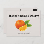 パーソナライズされた – ミカン図解入りの、写真付きのグレイヴィンテージ ポストカード (正面/裏面)