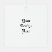 パーソナライズされた メタルオーナメント (正面)