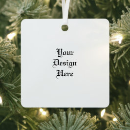 パーソナライズされた メタルオーナメント