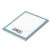 パーソナライズされた（ユダヤ教の）バル・ミツバー注記 ノートパッド (回転)