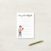 パーソナライズされた(ユダヤ教の)バル・ミツバー注記 ポストイット (デスク上)