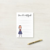 パーソナライズされた（ユダヤ教の）バル・ミツバー注記 ポストイット (デスク上)