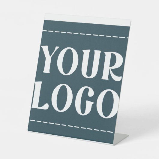 パーソナライズされた、ユニークで、スマートで洗練されたイースター 台座サイン (正面)