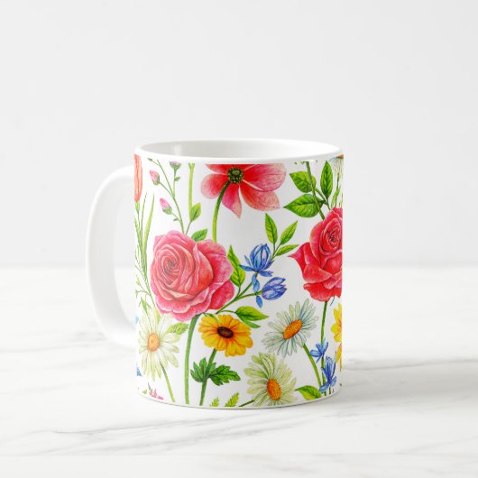 パーソナライズされた-ユニーク誕生日用ギフトアイディア コーヒーマグカップ (正面左)