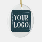 パーソナライズされた、ユニーク、お洒落、洗練された復活祭 セラミックオーナメント (右)