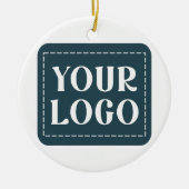 パーソナライズされた、ユニーク、お洒落、洗練された復活祭 セラミックオーナメント (正面)