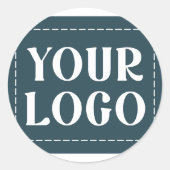 パーソナライズされた、ユニーク、お洒落、洗練された復活祭 ラウンドシール (正面)