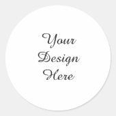 パーソナライズされた ラウンドシール (正面)