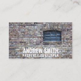 パーソナライズされた「レンガ造り住宅」（アメリカ） 名刺