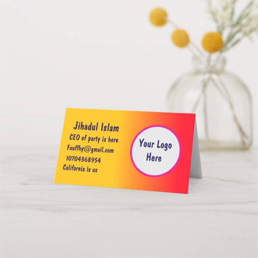 パーソナライズされた ロイヤリティカード (正面)