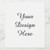 パーソナライズされた ワインラベル (シングルラベル)