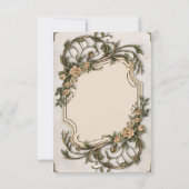 [パーソナライズされた]ヴィンエレガントテージ結婚式招待状 招待状 (裏面)