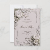 [パーソナライズされた]ヴィンエレガントテージ結婚式招待状 招待状 (正面)