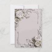 [パーソナライズされた]ヴィンエレガントテージ結婚式招待状 招待状 (裏面)