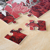 パーソナライズされた,ヴィンテージフォトフレームのジグソーパズル ジグソーパズル (側面)