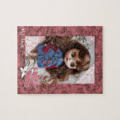 パーソナライズされた,ヴィンテージフォトフレーム ジグソーパズル (横)