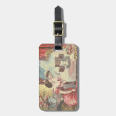 パーソナライズされた,ヴィンテージ,裁縫荷物タグ ラゲッジタグ (正面縦)