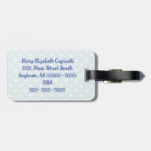 パーソナライズされた,ヴィンテージ,裁縫荷物タグ ラゲッジタグ (裏面横)