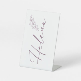 パーソナライズされた 台座サイン