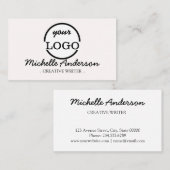 パーソナライズされた 名刺 (正面/裏面)