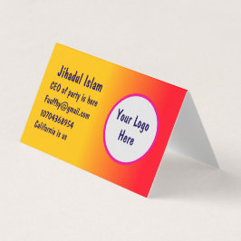 パーソナライズされた 名刺