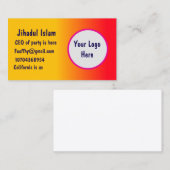 パーソナライズされた 名刺 (正面/裏面)