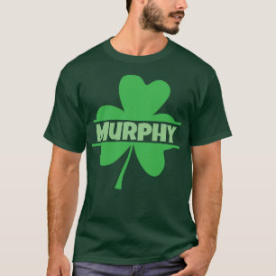 パーソナライズされた、名前をカスタムする、Green Shamrock Tシャツ