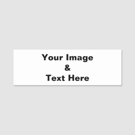 パーソナライズされた 名札 (正面)