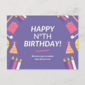 パーソナライズされた：年を取っても愛してる ポストカード (正面)