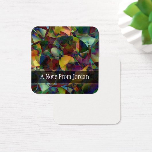 パーソナライズされた、抽象芸術カラフルデジタルアートノート (デスク)