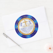 パーソナライズされた,教会のシール,好意,封筒 ラウンドシール (封筒)