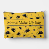 パーソナライズされた（昆虫）マルハナバチ装身具用パウチ アクセサリーポーチ (裏面)