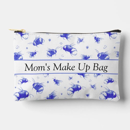 パーソナライズされた（昆虫）マルハナバチ装身具用パウチ アクセサリーポーチ (正面)