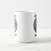 パーソナライズされた《星座》乙女座〔占星術の〕十二宮図 モーフィングマグカップ (中央)