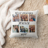 パーソナライズされた「最高のFriends Forever」写真テンプレート クッション (ブランケット)