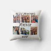 パーソナライズされた「最高のFriends Forever」写真テンプレート クッション (裏面)