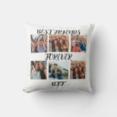 パーソナライズされた「最高のFriends Forever」写真テンプレート クッション (正面)
