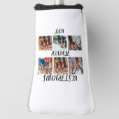 パーソナライズされた「最高のFriends Forever」写真テンプレート ゴルフヘッドカバー (回転90)