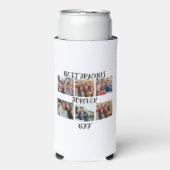 パーソナライズされた「最高のFriends Forever」写真テンプレート スリム缶クーラー (Seltzer正面)