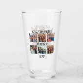 パーソナライズされた「最高のFriends Forever」写真テンプレート タンブラーグラス (裏面)