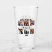 パーソナライズされた「最高のFriends Forever」写真テンプレート タンブラーグラス (正面)