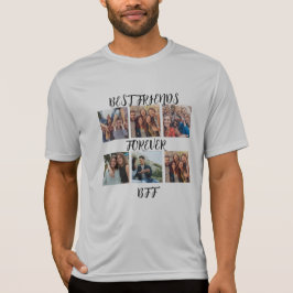 パーソナライズされた「最高のFriends Forever」写真テンプレート Tシャツ