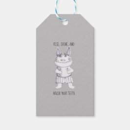 パーソナライズされた/歯を磨く/歯おもしろい歯 ギフトタグ