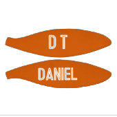 パーソナライズされた – 焦げオレンジ ミニバスケットボール (パネル)