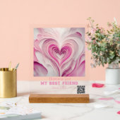 パーソナライズされた「純愛」 – 友最高の人 アクリルサイン (ウェディング)