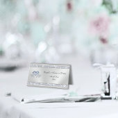 パーソナライズされた、結婚のシーティングカード、ダイヤモンド プレイスカード