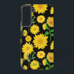 パーソナライズされた，美しい日の鮮やか花 SAMSUNG GALAXY S22 ケース<br><div class="desc">パーソナライズされた美しく鮮やかひまわり電話のケーユニークス、目を引く。</div>